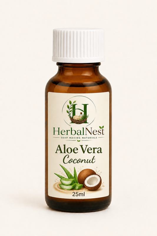 Aloe Vera Coconut Scented Soap – Fresh & Tropical Relaxing Aroma 25 ML