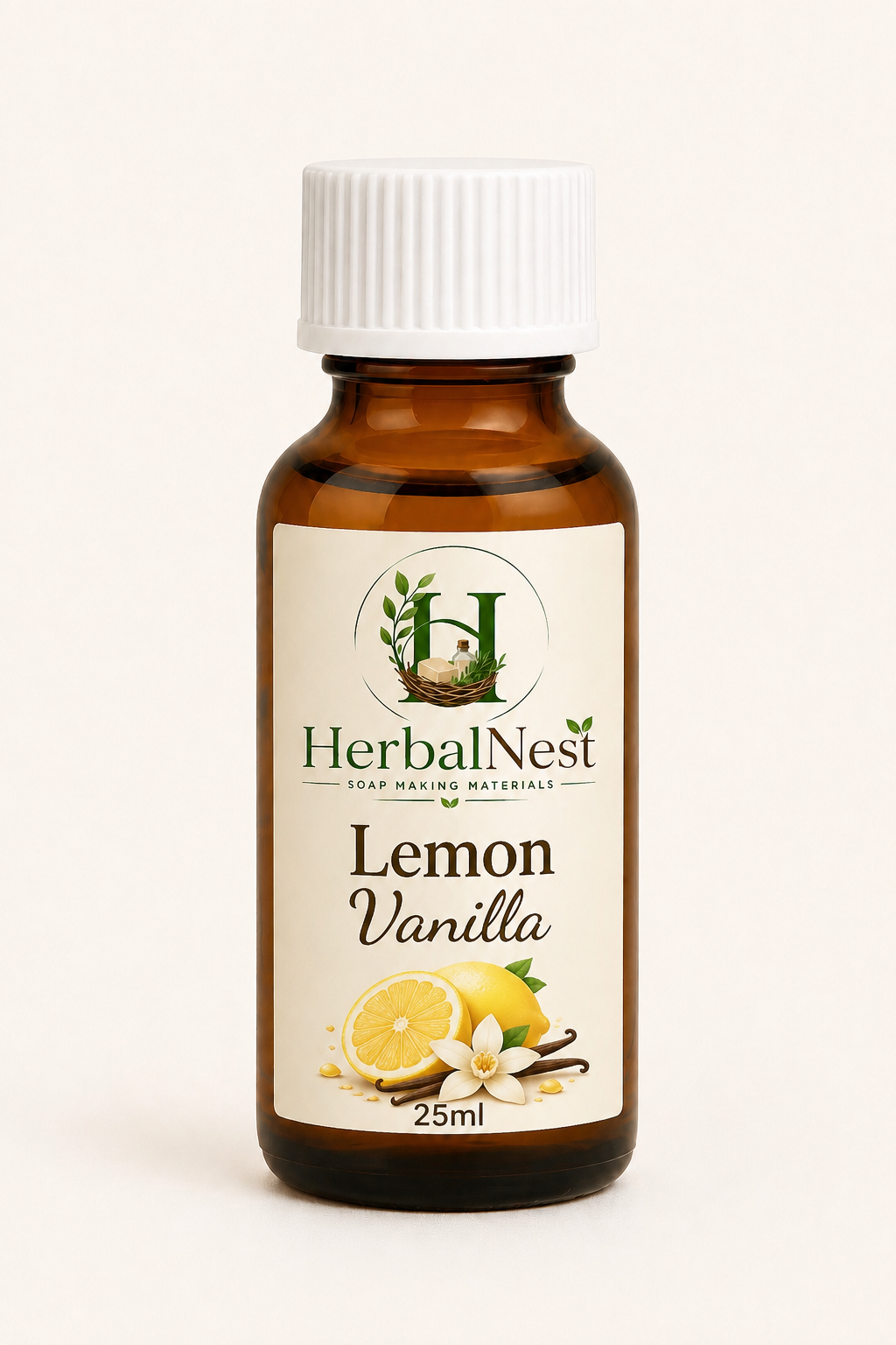 Lemon Vanilla Scented Soap – Fresh Citrus & Sweet Vanilla Blend 25 ML