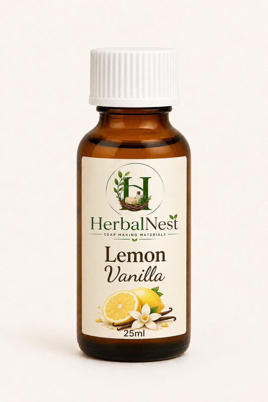 Lemon Vanilla Scented Soap – Fresh Citrus & Sweet Vanilla Blend 25 ML